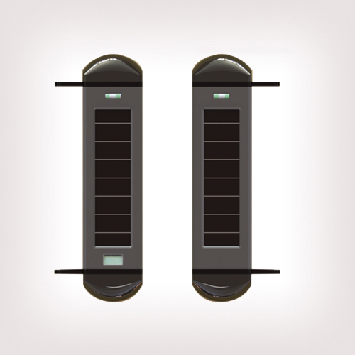 Three solar beam sensor