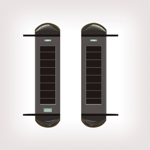 Three solar beam sensor